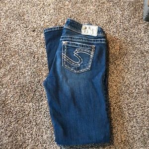 Silver Suki Jeans